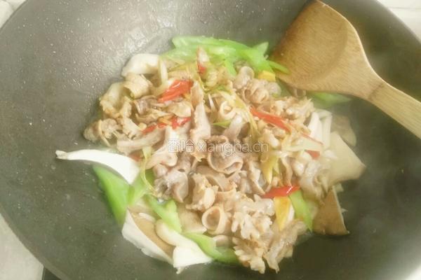  炒生肠的做法图解9