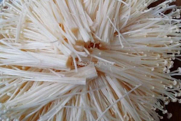 油泼金针菇的做法图解3