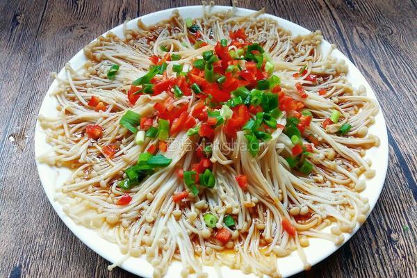 油泼金针菇的做法图解8