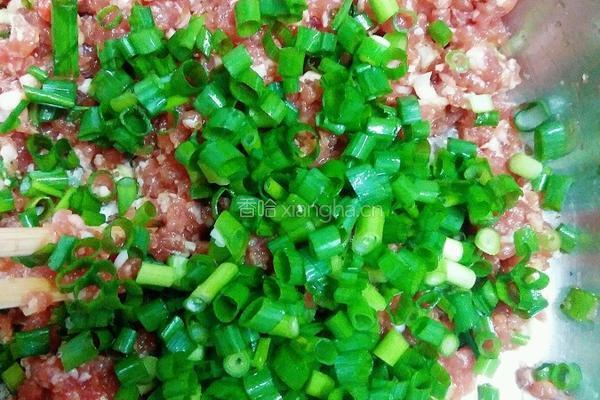 葱花肉饼的做法图解2