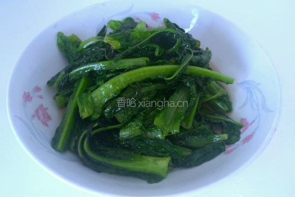 清炒紫叶莴笋叶的做法图解6
