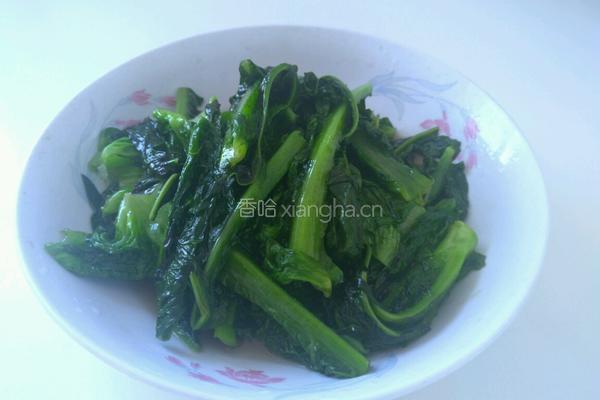 清炒紫叶莴笋叶的做法图解5