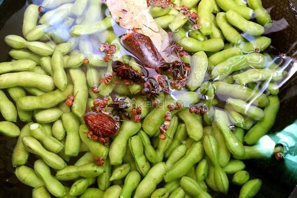 卤香毛豆的做法图解2