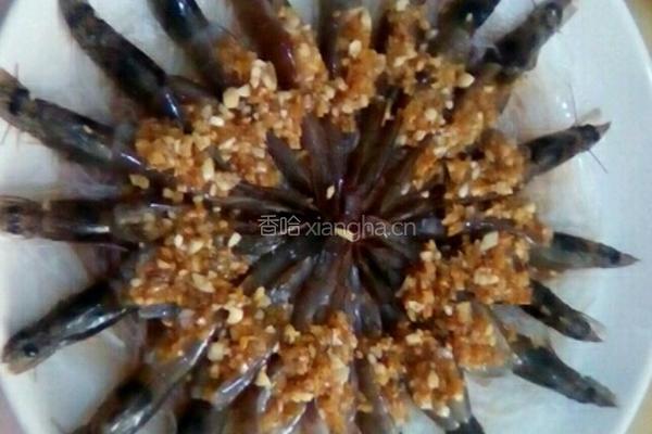 蒜蓉粉丝开背虾的做法图解9