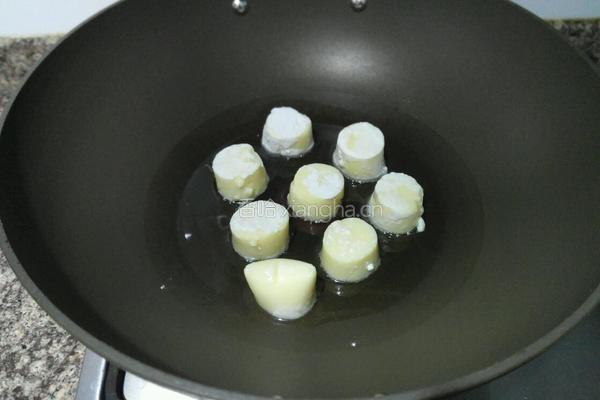 香煎日本豆腐的做法图解4