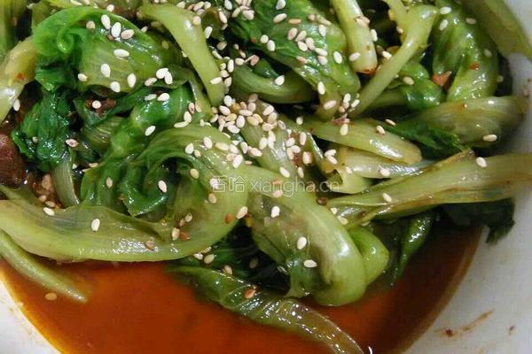 瘦肉酱拌生菜的做法图解6