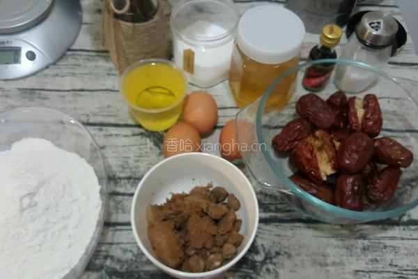 蜂蜜红糖枣糕的做法图解1