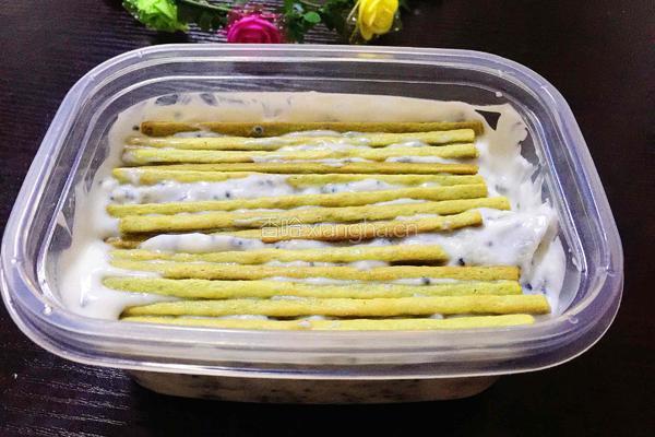 抹茶香草饼干盒子的做法图解5