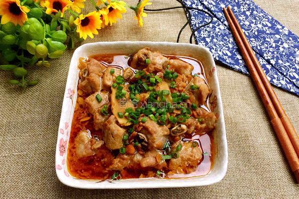 黄豆酱蒸排骨的做法图解4