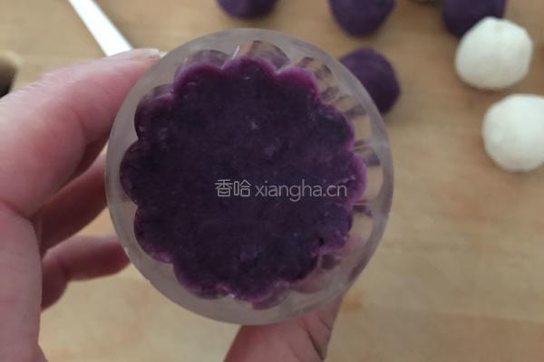 紫薯山药糕的做法图解7