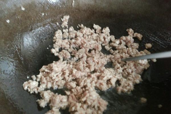 豆豉肉末豆角的做法图解4