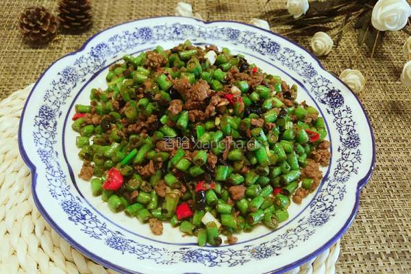 豆豉肉末豆角的做法图解9
