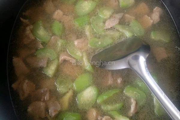 丝瓜肉片汤的做法图解7