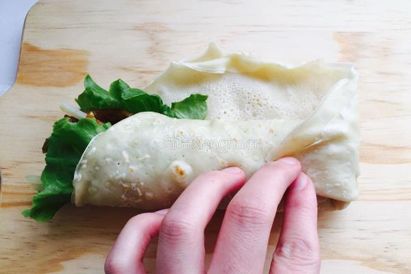 煎饼卷菜的做法图解17