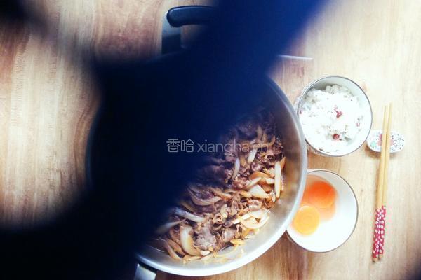 牛丼乌冬面的做法图解4