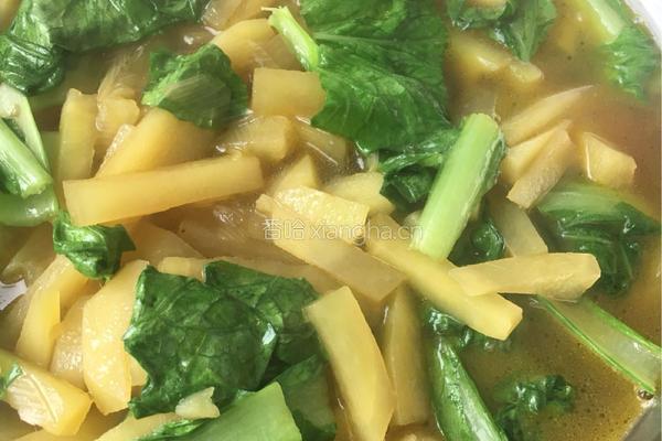 小白菜炖土豆的做法图解9