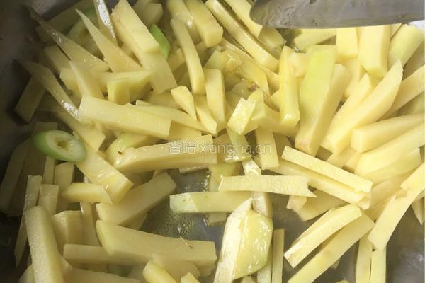 小白菜炖土豆的做法图解4