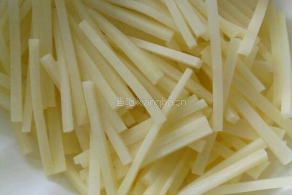 酥麻土豆丝的做法图解1