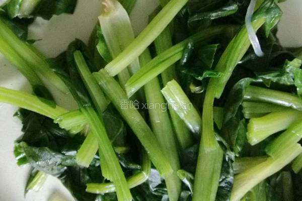 菠菜肉丝粉儿的做法图解3