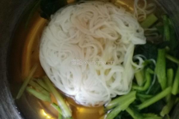菠菜粉丝汤的做法图解3