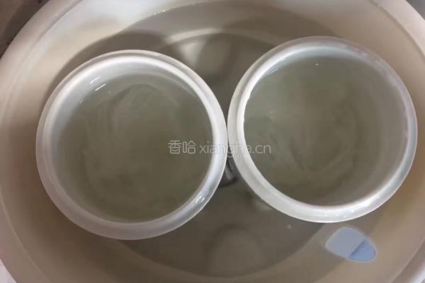 椰汁木瓜蒸燕窝的做法图解3