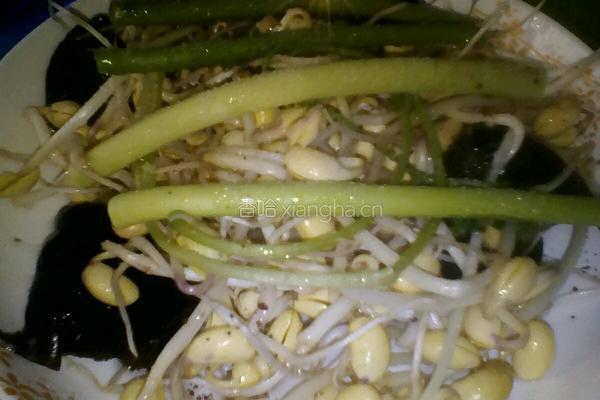 蒸黄豆芽的做法图解2