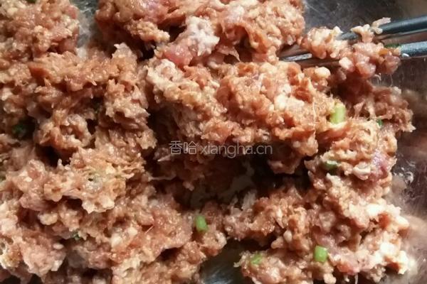 猪肉饼的做法图解2