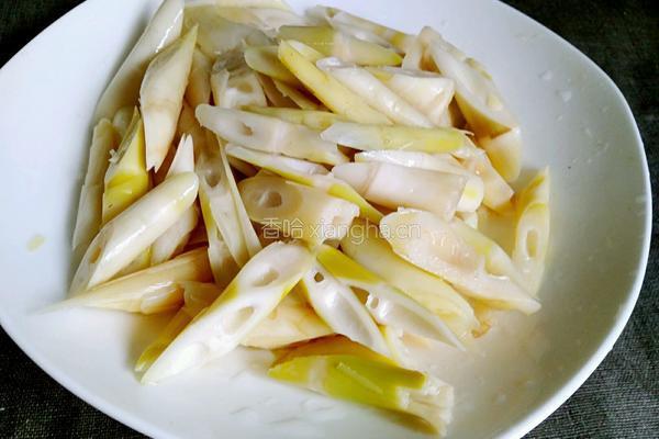 农家炒笋的做法图解2