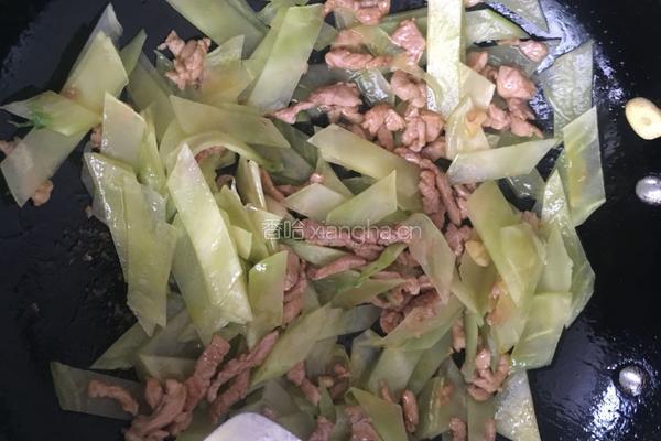 莴笋肉丝的做法图解8