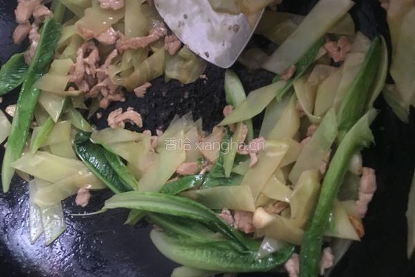 莴笋肉丝的做法图解9