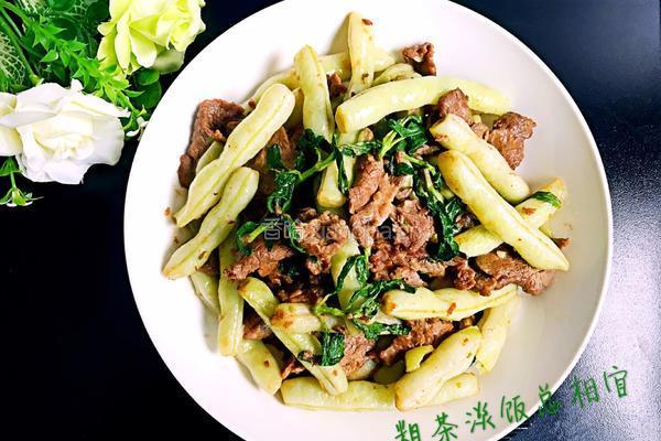 芸豆炒肉的做法图解12
