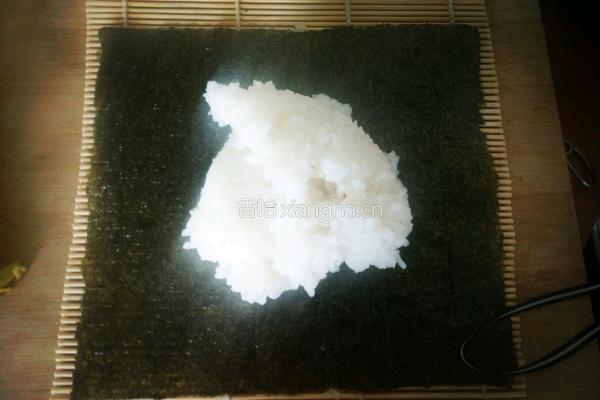 紫菜包饭日名寿司的做法图解5