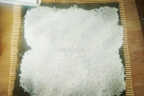 紫菜包饭日名寿司的做法图解6