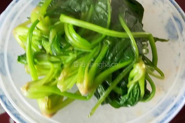 肉丝菠菜的做法图解4