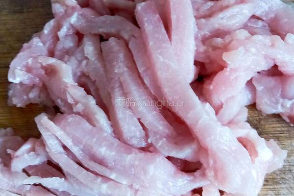 肉丝菠菜的做法图解7
