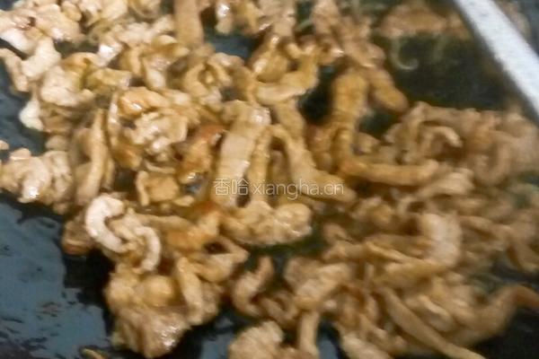 肉丝菠菜的做法图解14