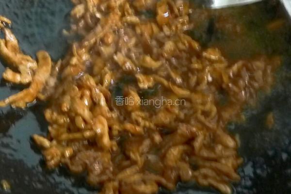 肉丝菠菜的做法图解15