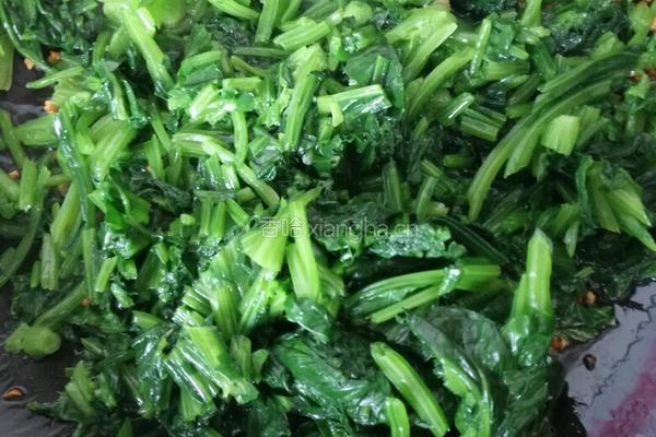 小酱炒菠菜的做法图解8