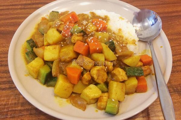 咖喱鸡肉饭的做法图解11