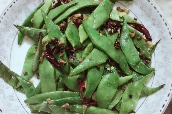 干煸芸豆的做法图解5