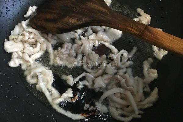 豆角丝炒肉丝的做法图解7
