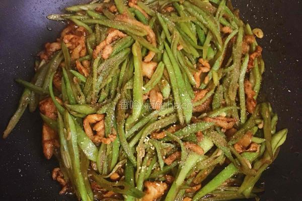 豆角丝炒肉丝的做法图解14