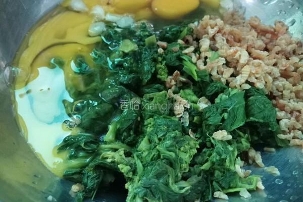 老屋私房菜菠菜炒鸡蛋的做法图解2