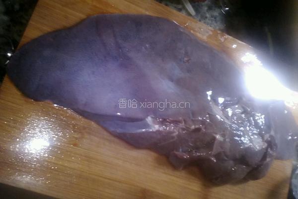 卤猪肝的做法图解1