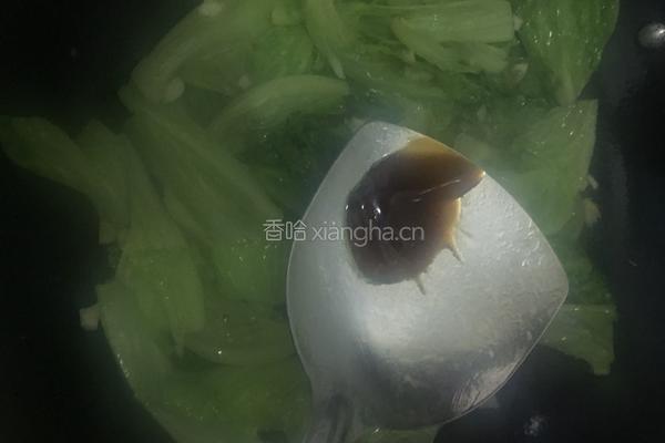 蒜末虾米生菜的做法图解7