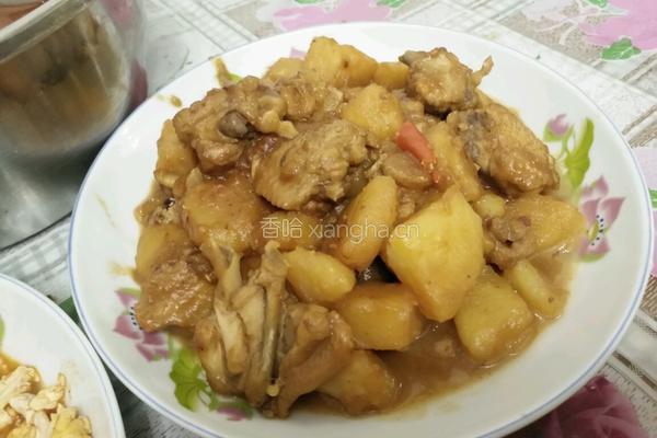 土豆焖鸡翅的做法图解7