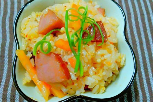 山芥梗炒饭的做法图解13
