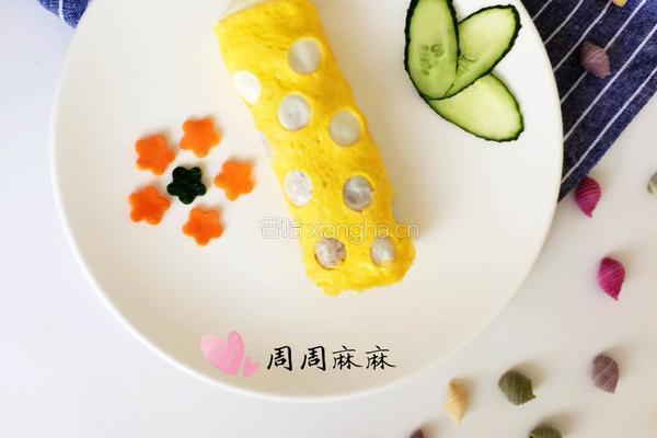 萌萌哒波点蛋包饭的做法图解8