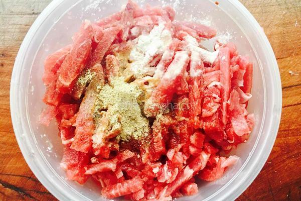 双椒牛柳的做法图解4
