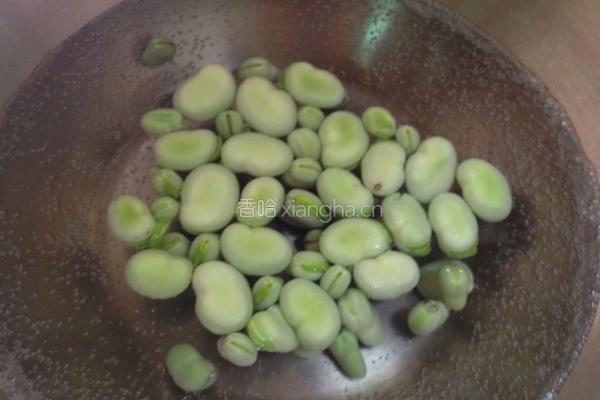折耳根拌胡豆的做法图解3